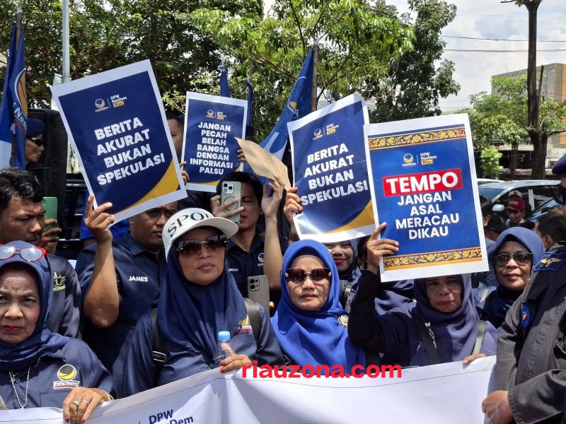 PWI Riau Tampung Aspirasi NasDem, Tegaskan Penyelesaian Lewat Jalur Pers